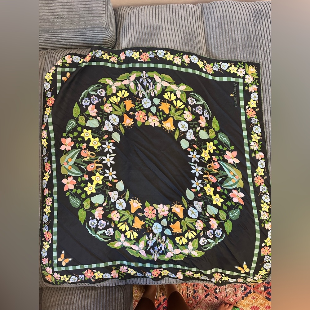 Claire Murray 100% Silk Scarf - Springtime Fantasy
